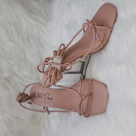 WILD PAIR Santeago Ankle-Tie Dress Sandals, Created for Macy's - Picture 2 of 7